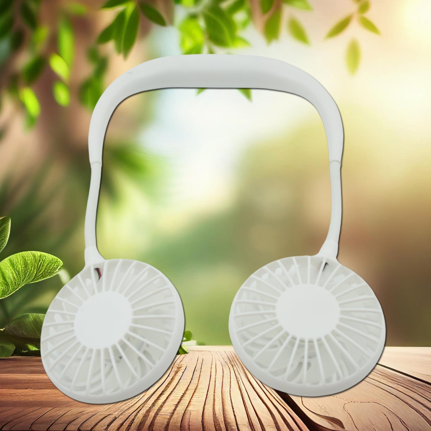 0896 Portable Fan USB Rechargeable Mini Hand Free Personal Fan Adjustable Speed Wearable Neckband Fan for Camping Traveling Office Room Outdoor (1 Pc ) 0896 Portable Fan USB Rechargeable Mini Hand Free Personal Fan Adjustable Speed Wearable Neckband Fan for Camping Traveling Office Room Outdoor (1 Pc )